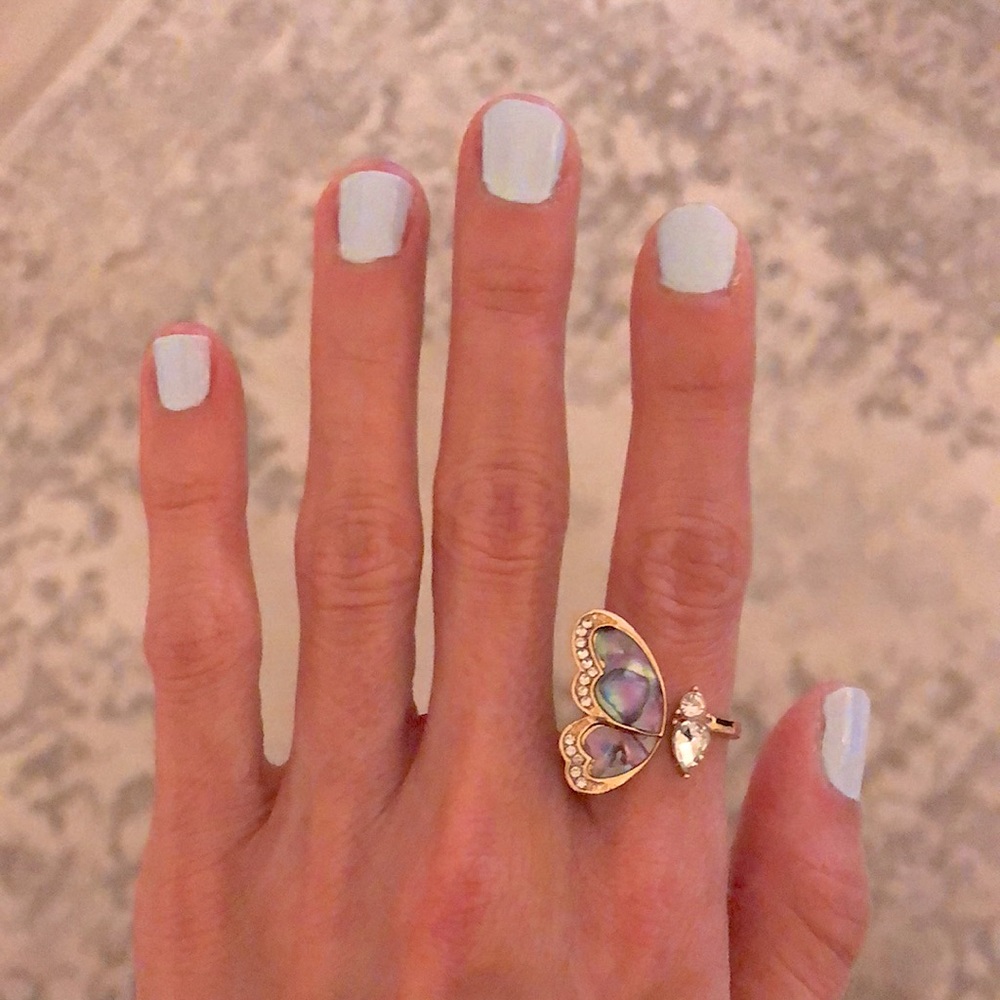 Gorgeous Adjustable Butterfly Statement Ring - image 5